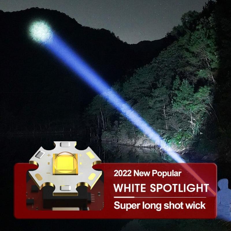 High Power USB Rechargeable LED Tactical Flashlight Camping Light 9900000LM