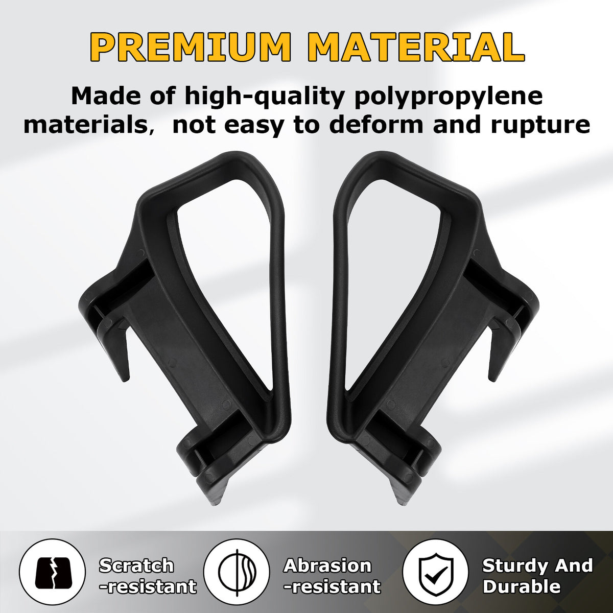 Golf Cart Seat Handle Pair for EZGO TXT 1994-Up Gas & Electric Models
