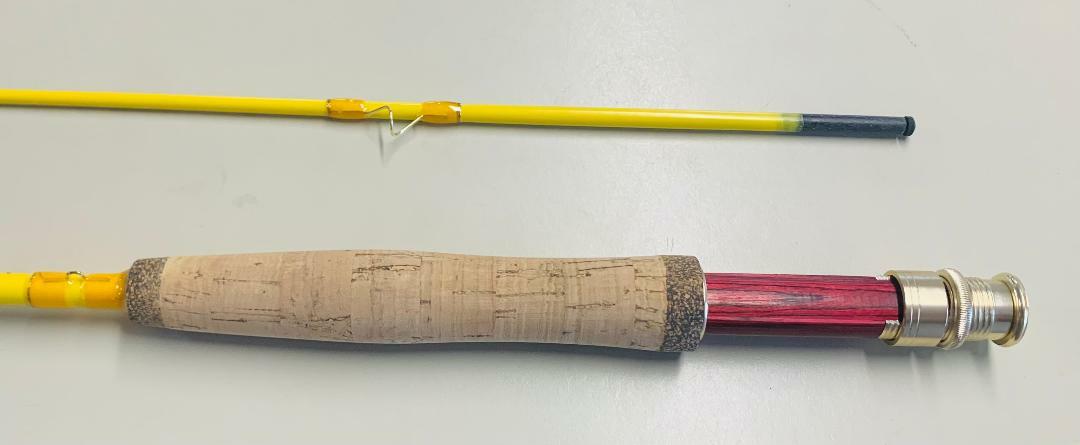 Featherlight 3-Section Fly Fishing Rod 6'6" Medium Light Action for Salmon & Steelhead