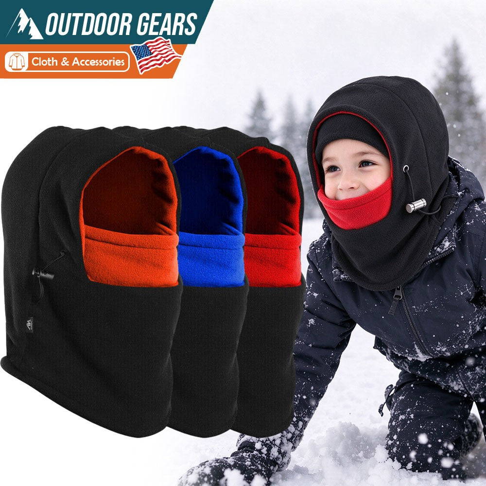 Kids Windproof Balaclava Ski Mask for Children Winter Warm Hat Full Face Cover