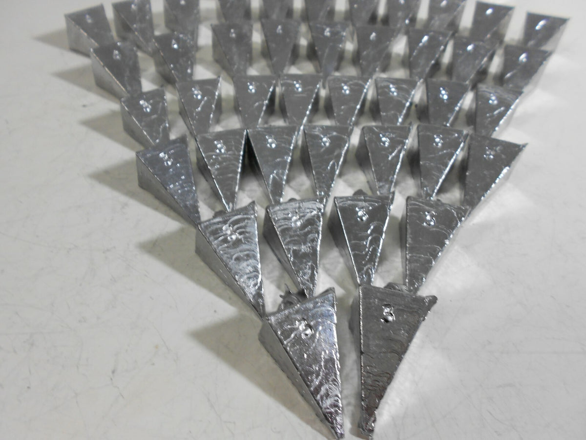 28 Pack 8 oz Lead Pyramid Sinkers Fishing Tackle