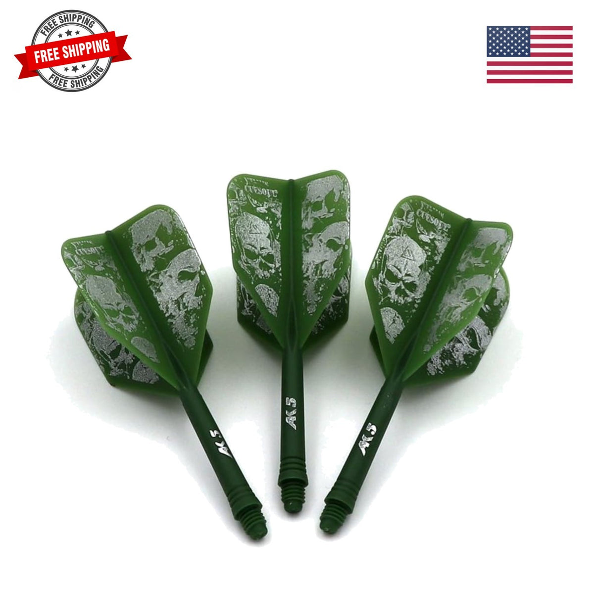 Integrated Dart Flight and Shafts Set - Medium/Small/Large