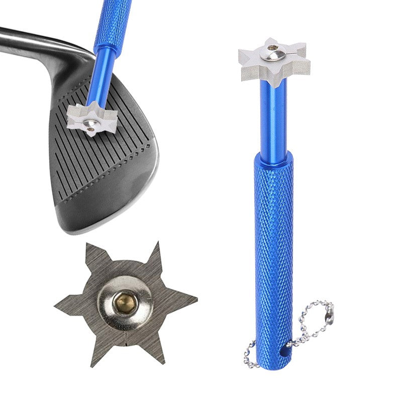 Golf Club Groove Sharpener Tool for U and V Grooves - Durable Steel, 1-2 Pack