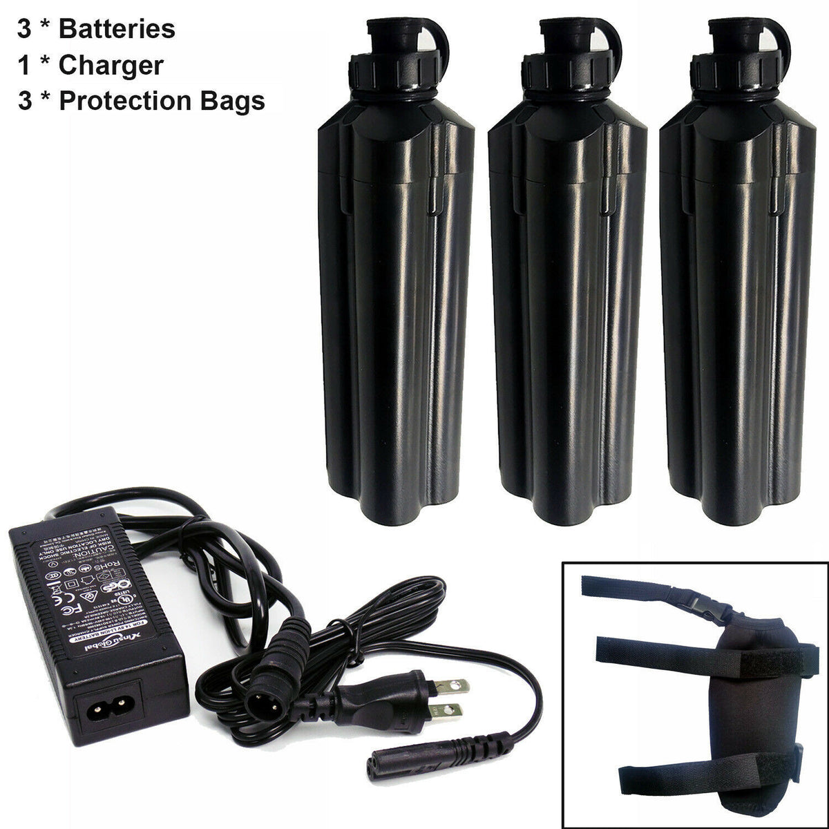 Electric Fishing Reel Battery and Charger Kit for Daiwa Tanacom 1000 750