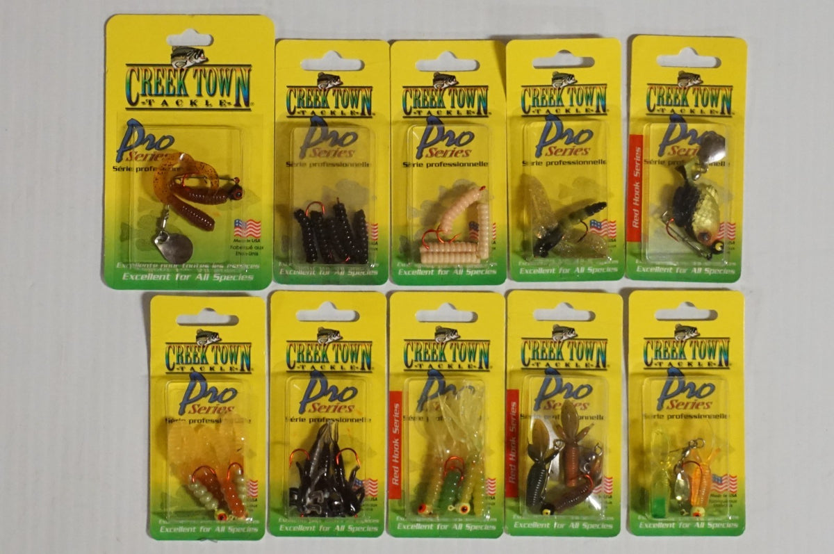 30 Pack Soft Plastic Fishing Lures Set for Bass, Bream, Crappie, Trout