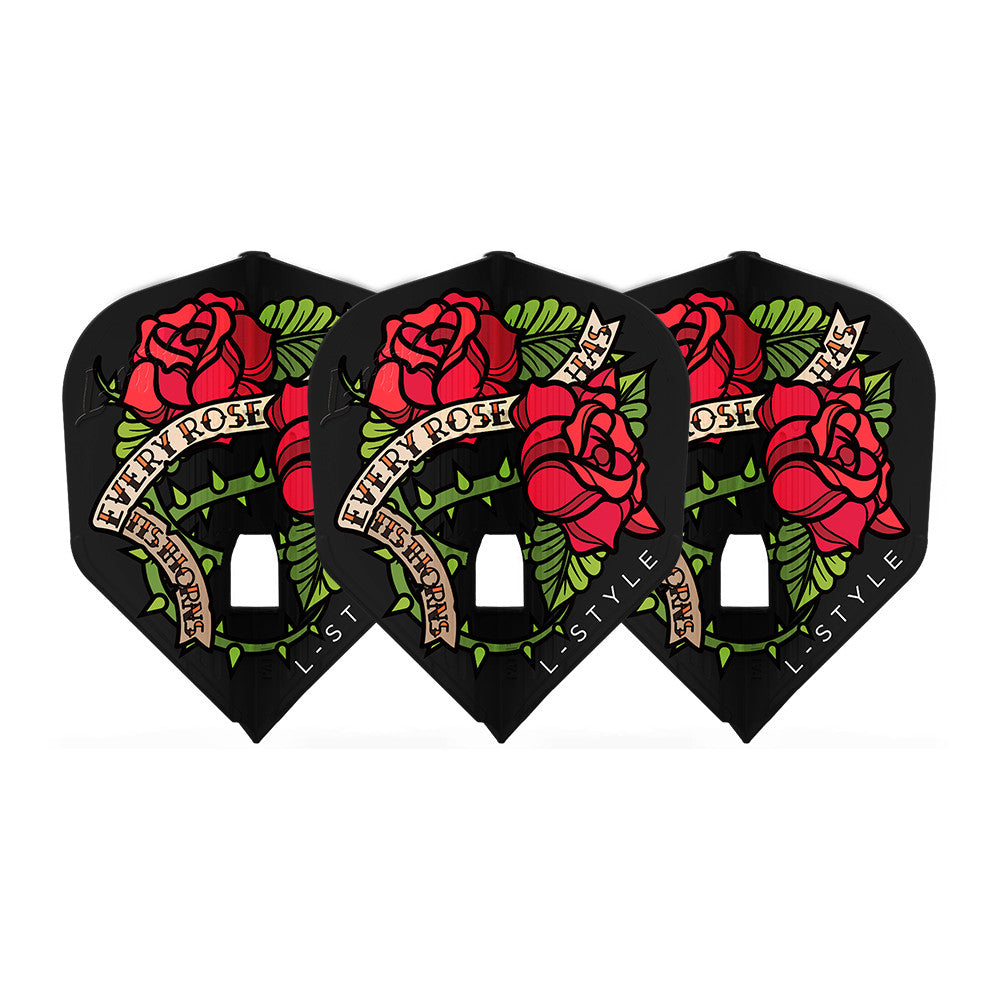 L-Style KAMI Lisa Ashton V1 Small Flight - L3 Pro Black Flights