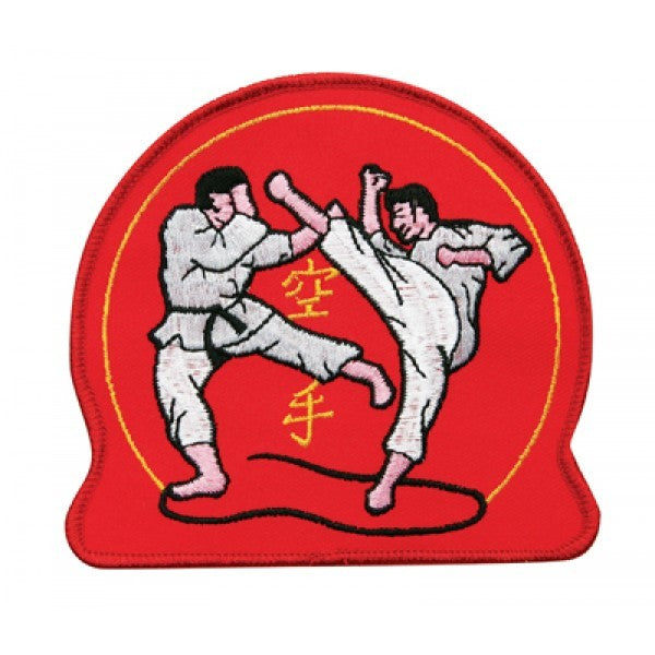 Martial Arts Patch 4.5 Inch Karate Badge Sew-On or Heat-Apply