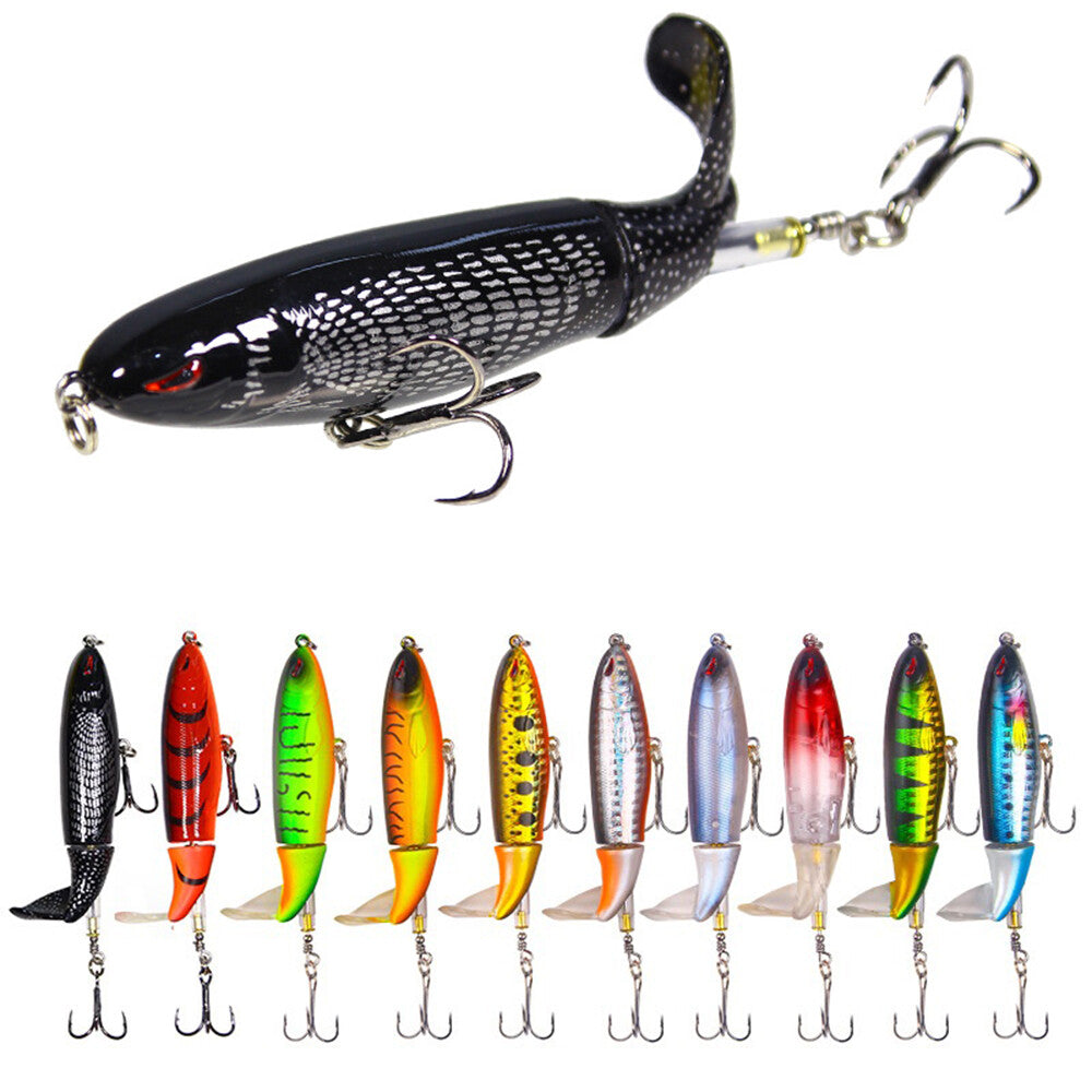 10pcs Hard Fishing Lures Topwater Baits for Freshwater & Saltwater