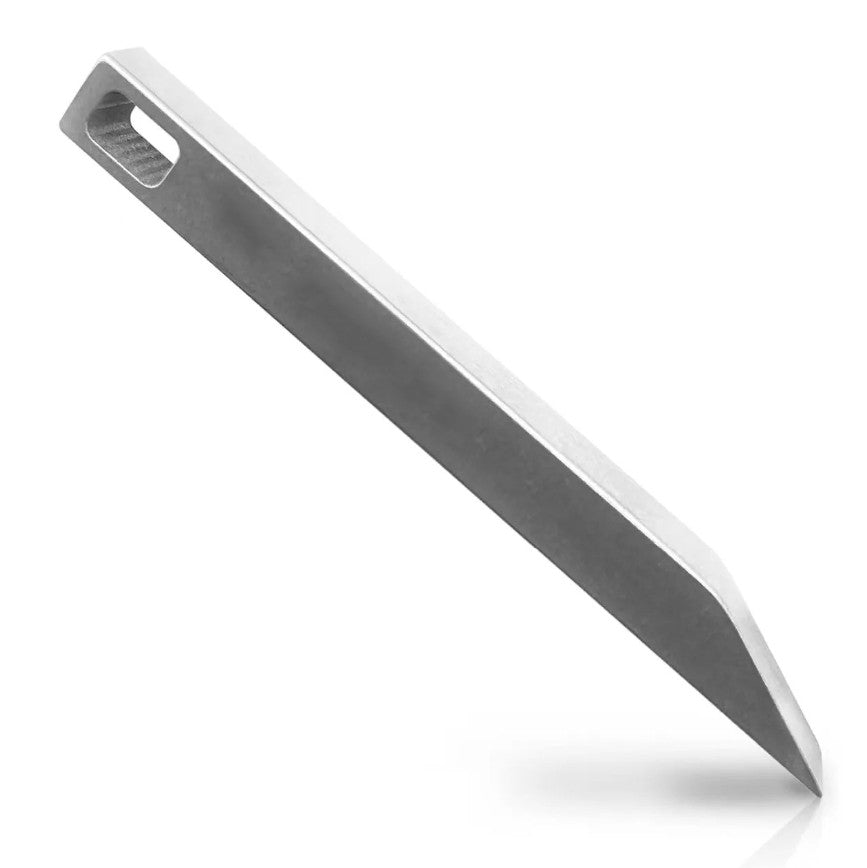 Stainless Steel Mini Pry Bar Keychain Multi-Tool with Screwdriver & Box Opener