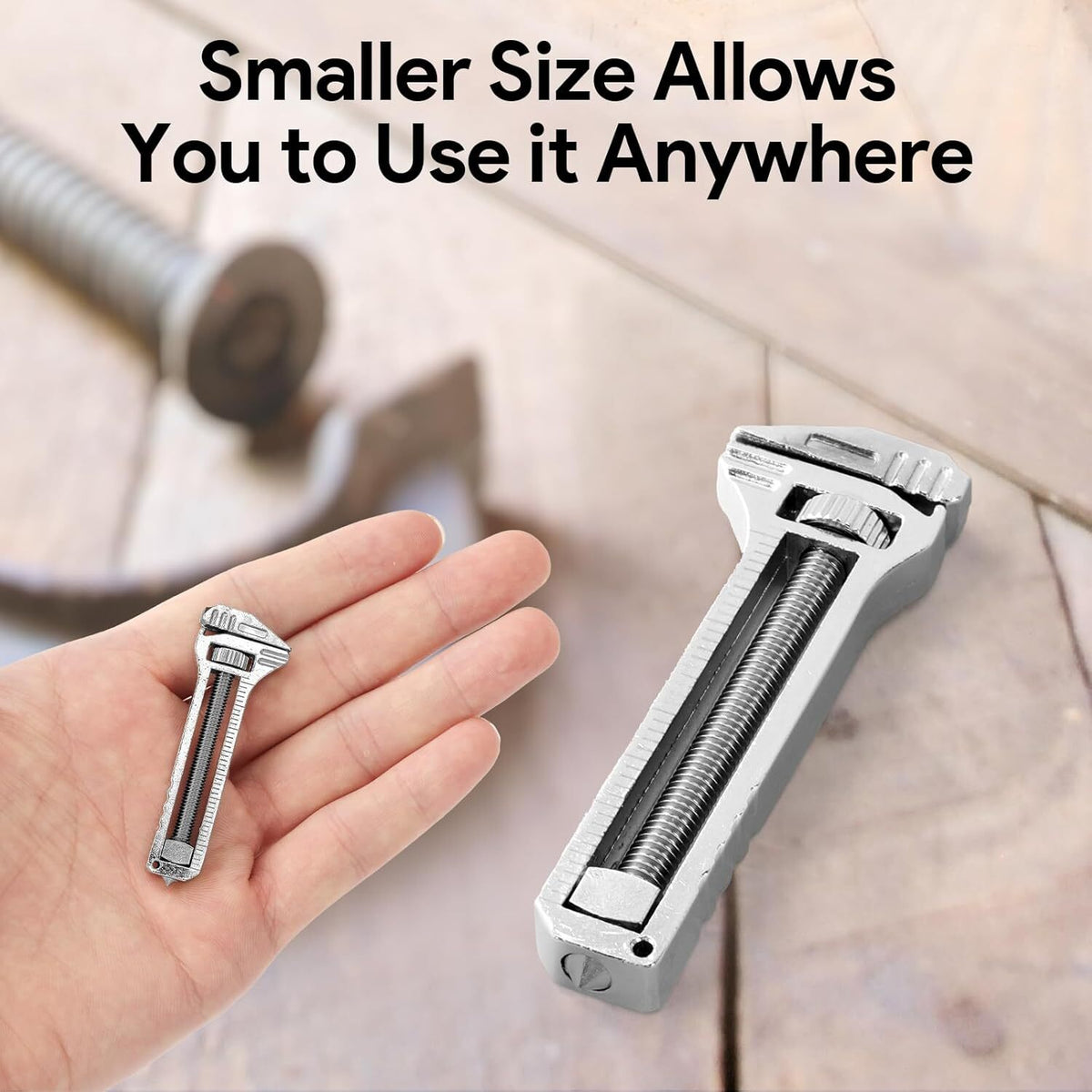 3-Pack Compact Titanium Multi-Tool Wrench Set with Bottle Opener & Caliper