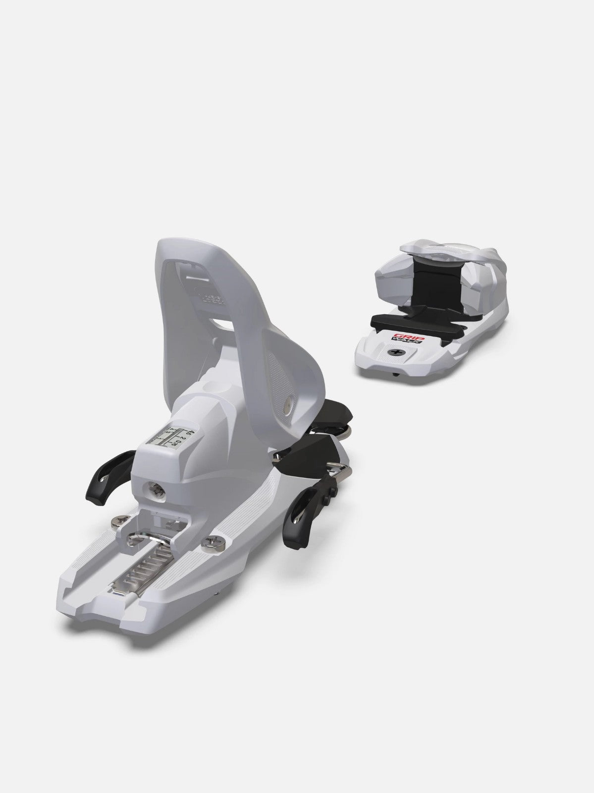Youth Ski Bindings 4.5 DIN All Mountain Kids Snowboard Binding White