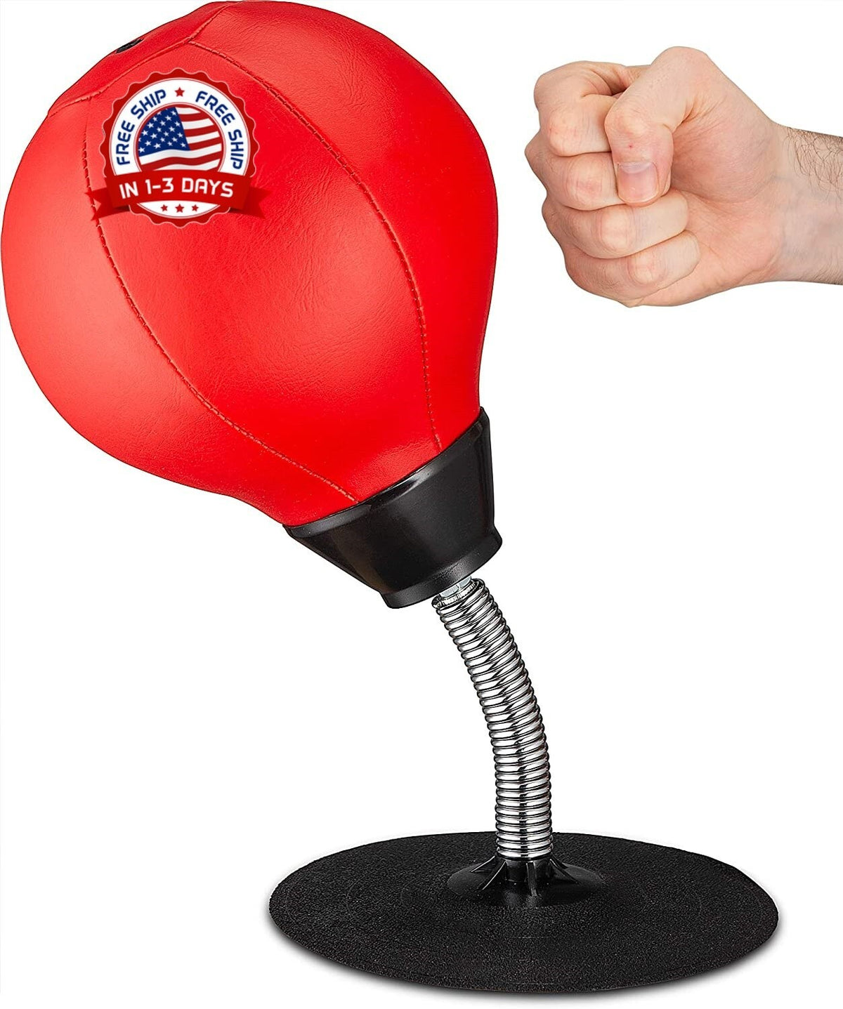 Mini Desktop Punching Bag Stress Relief Toy - Office Gift