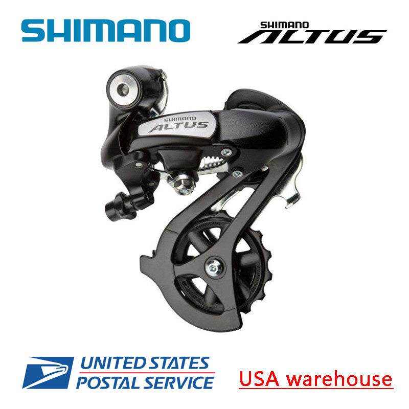 Shimano Altus 7/8 Speed MTB Rear Derailleur Long Cage Black