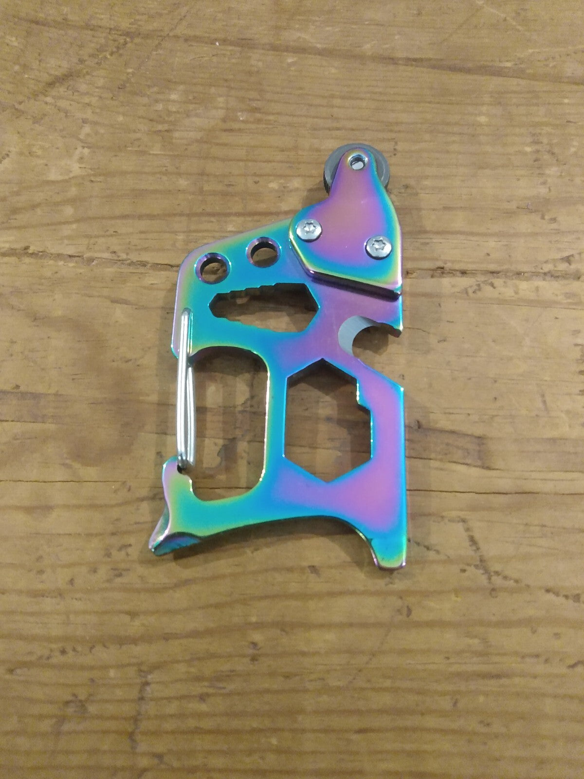 Multitool Carabiner with Fire Starter Camping Survival Gear