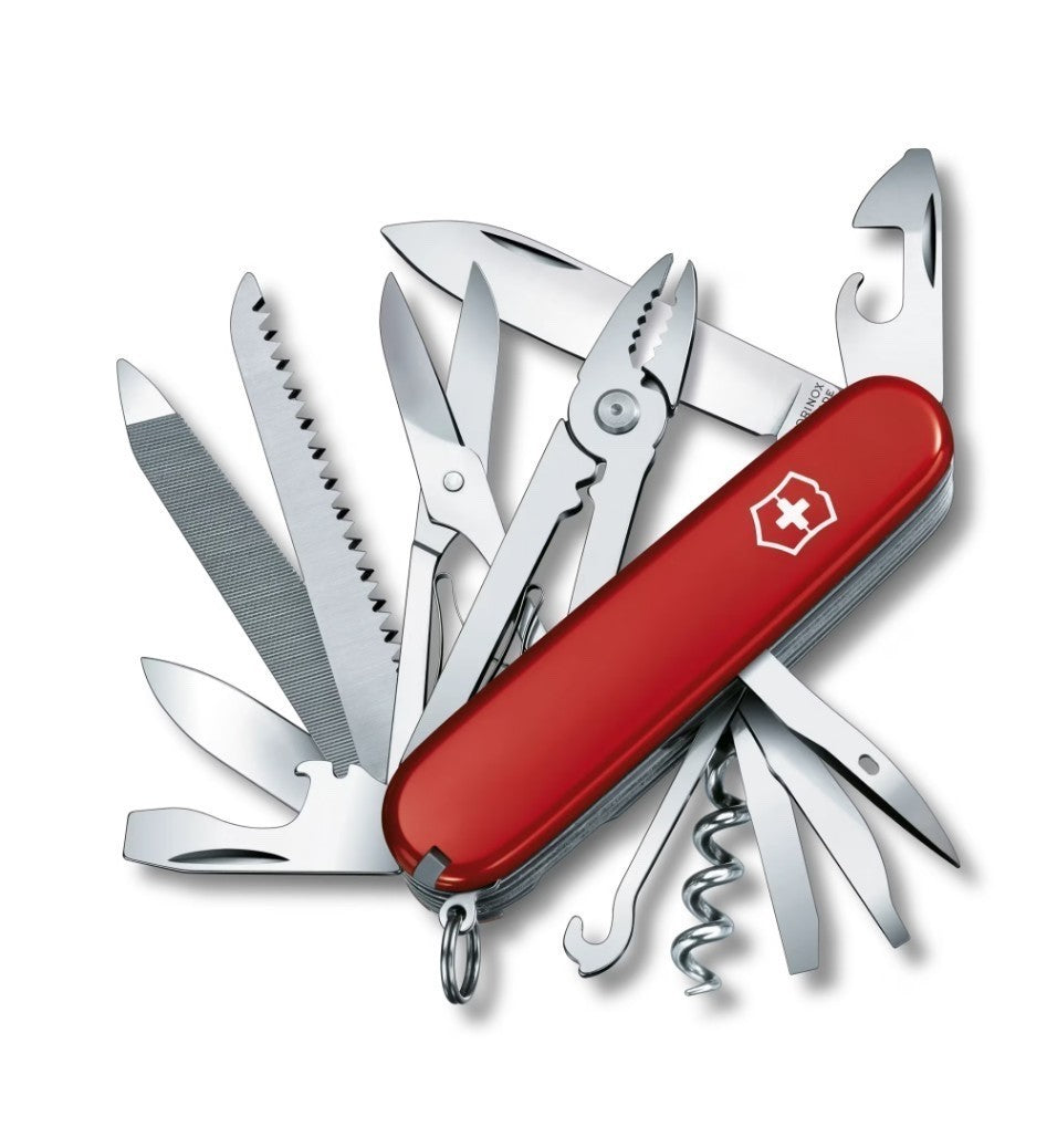 Victorinox Swiss Army Handyman Knife 24 Functions, 91mm, Red