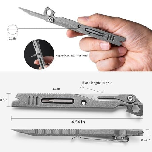 5-in-1 Portable Multi Tool Pry Bar with Bottle Opener and Screwdriver