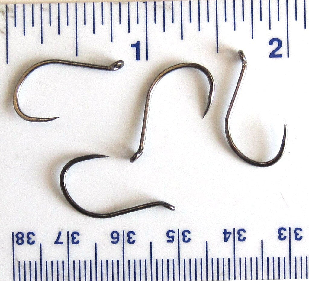 Barbless Salmon Steelhead Fish Hooks - Multiple Sizes, Pack of 100