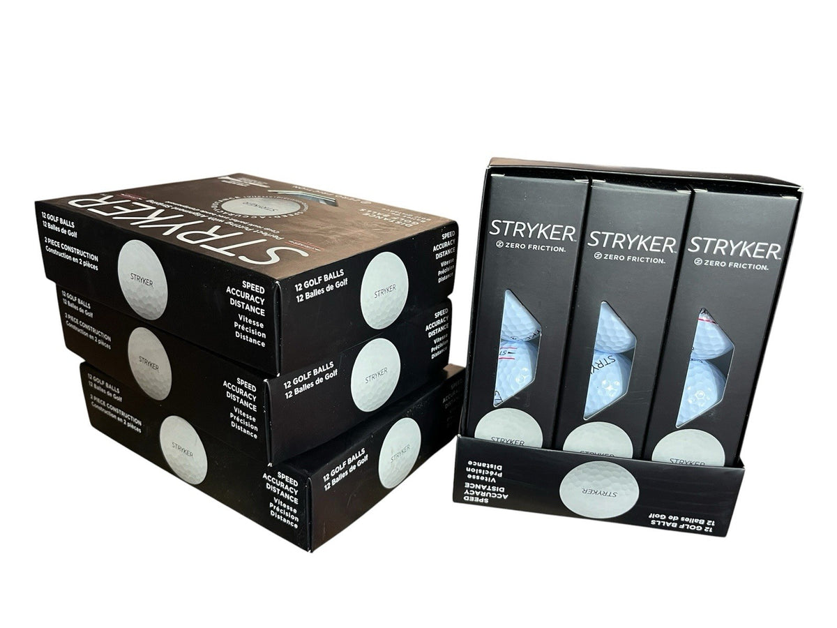 Golf Balls Zero Friction Stryker 48 White Turftee 4 Dozen New Sealed