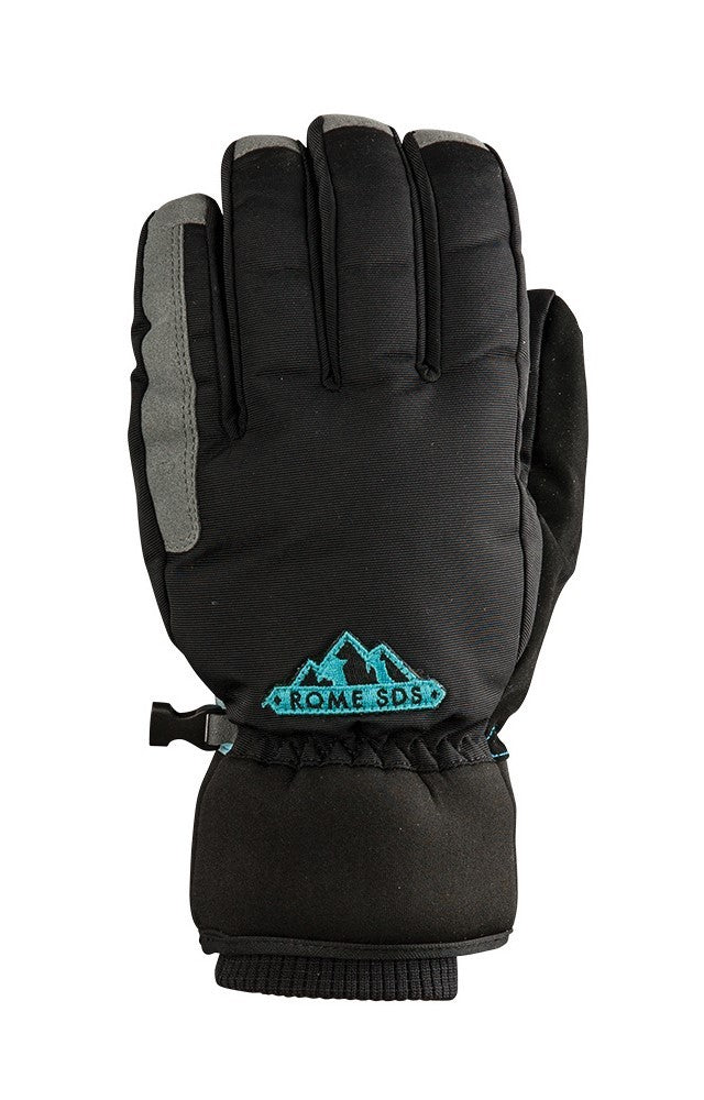 Men's Snowboard Gloves Waterproof Insulated Ski Gloves Black Large