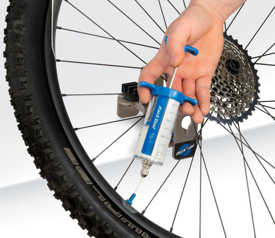 Bike Tubeless Tire Sealant Injector Syringe - Precise Sealant Application Tool