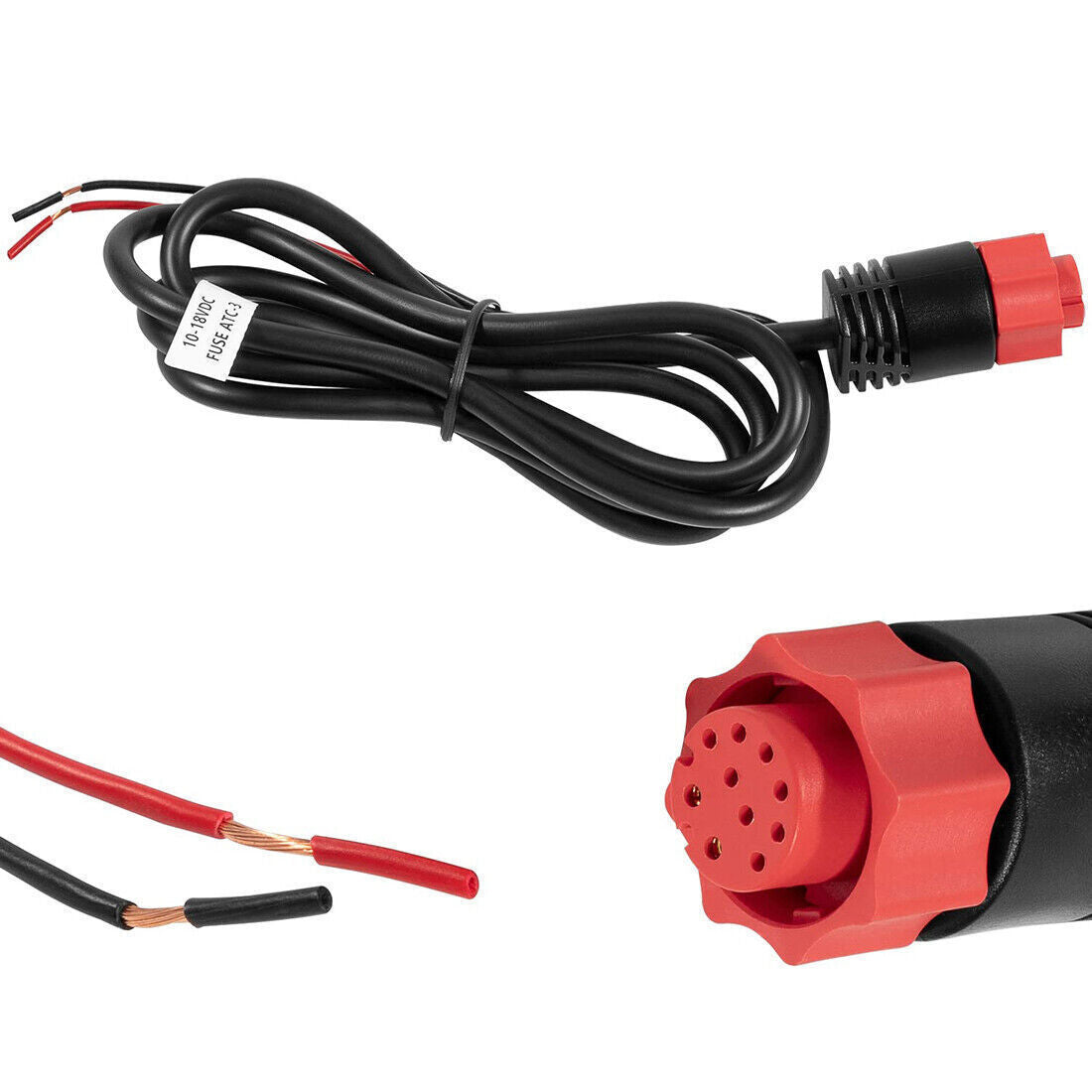 2-Wire Power Cable for Lowrance HDS Elite Ti Hook Mark GPS Fishfinder