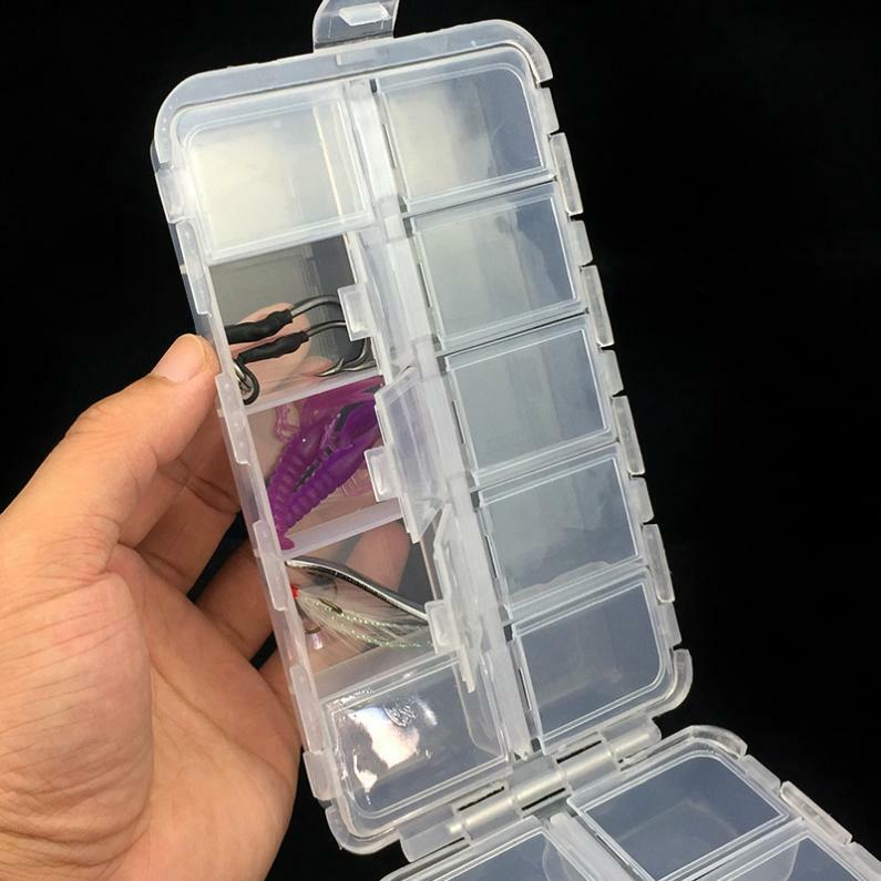 20 Compartment Fishing Tackle Box for Hooks Baits Beads and Small Items