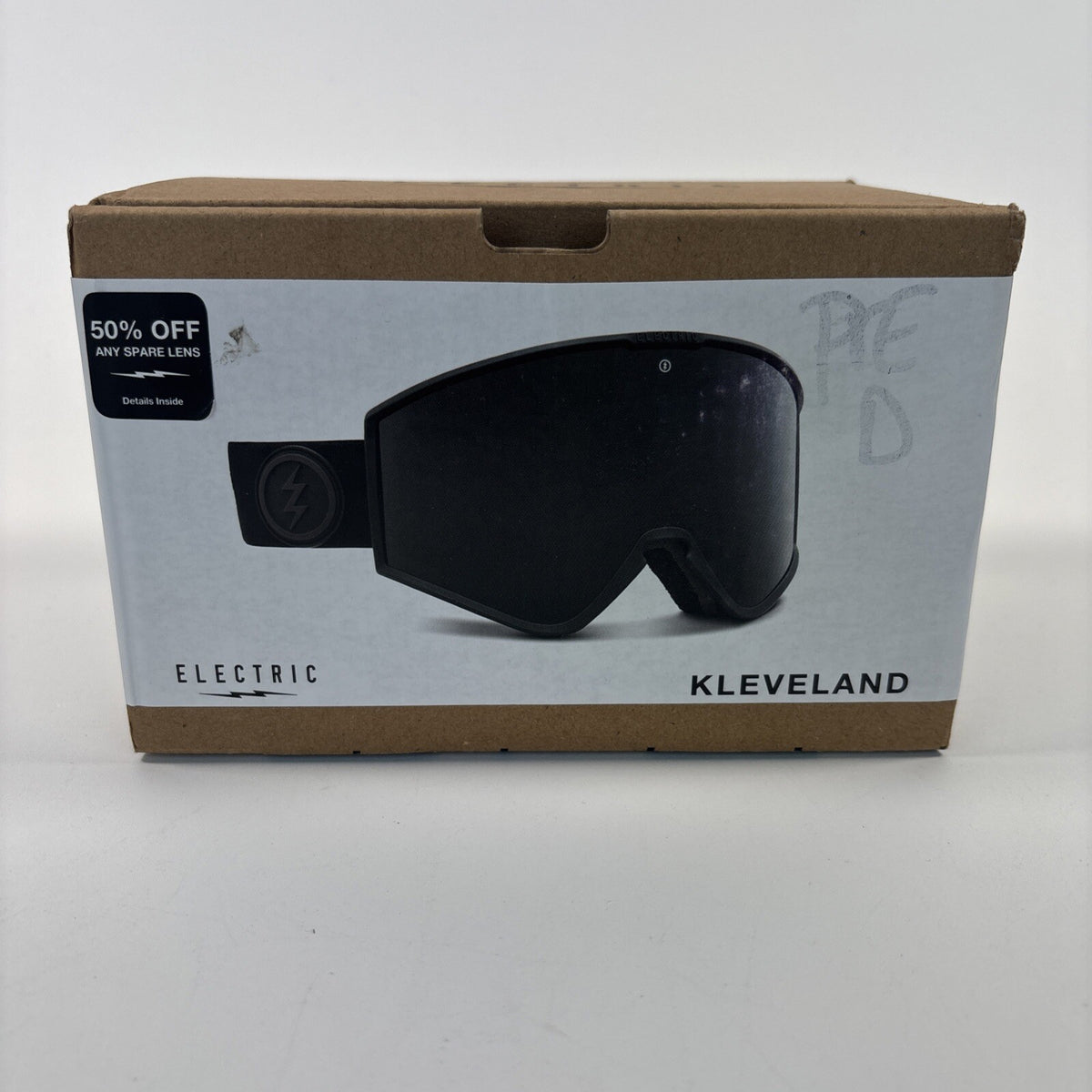 Snowboarding Goggles with Black Frame and Lenses - Unisex Fit