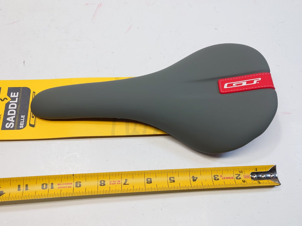 Gray Mountain Bike Seat - Comfortable Bicycle Saddle for GT Bicycles
