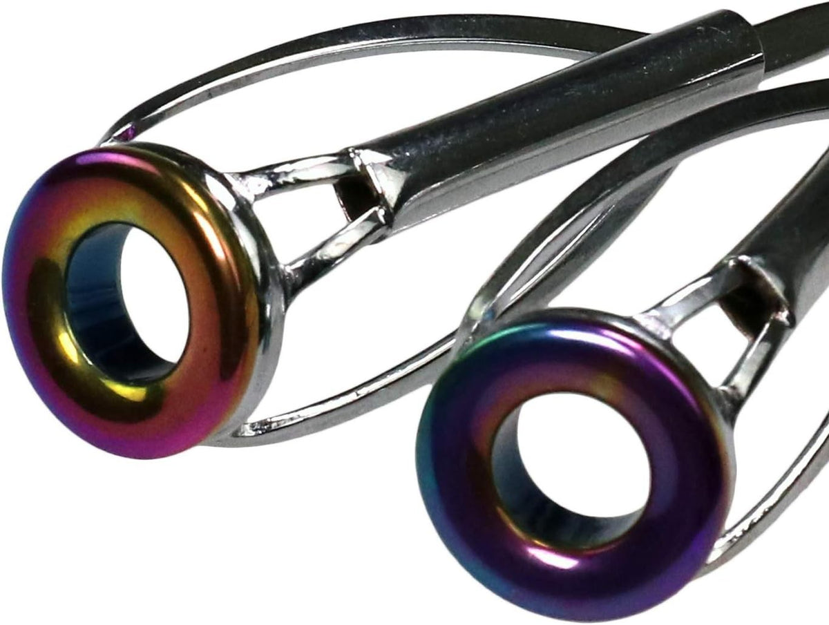 Fishing Rod Tip Repair Kit 40/75pcs Stainless Steel Guides with Ceramic Ring