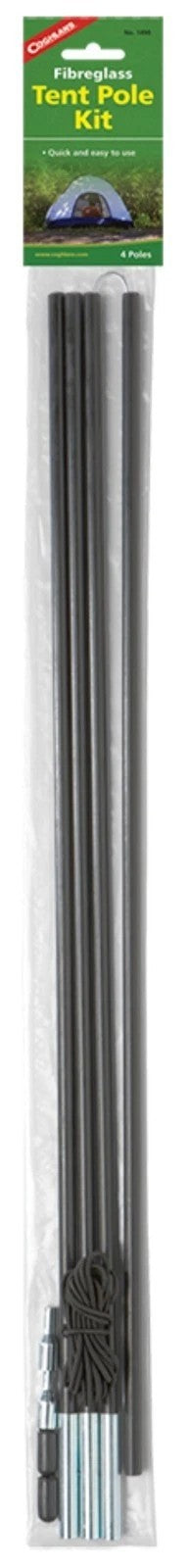 Tent Pole Repair Kit Fibreglass Camping Repair Set with Shock Cord & Lead Wire