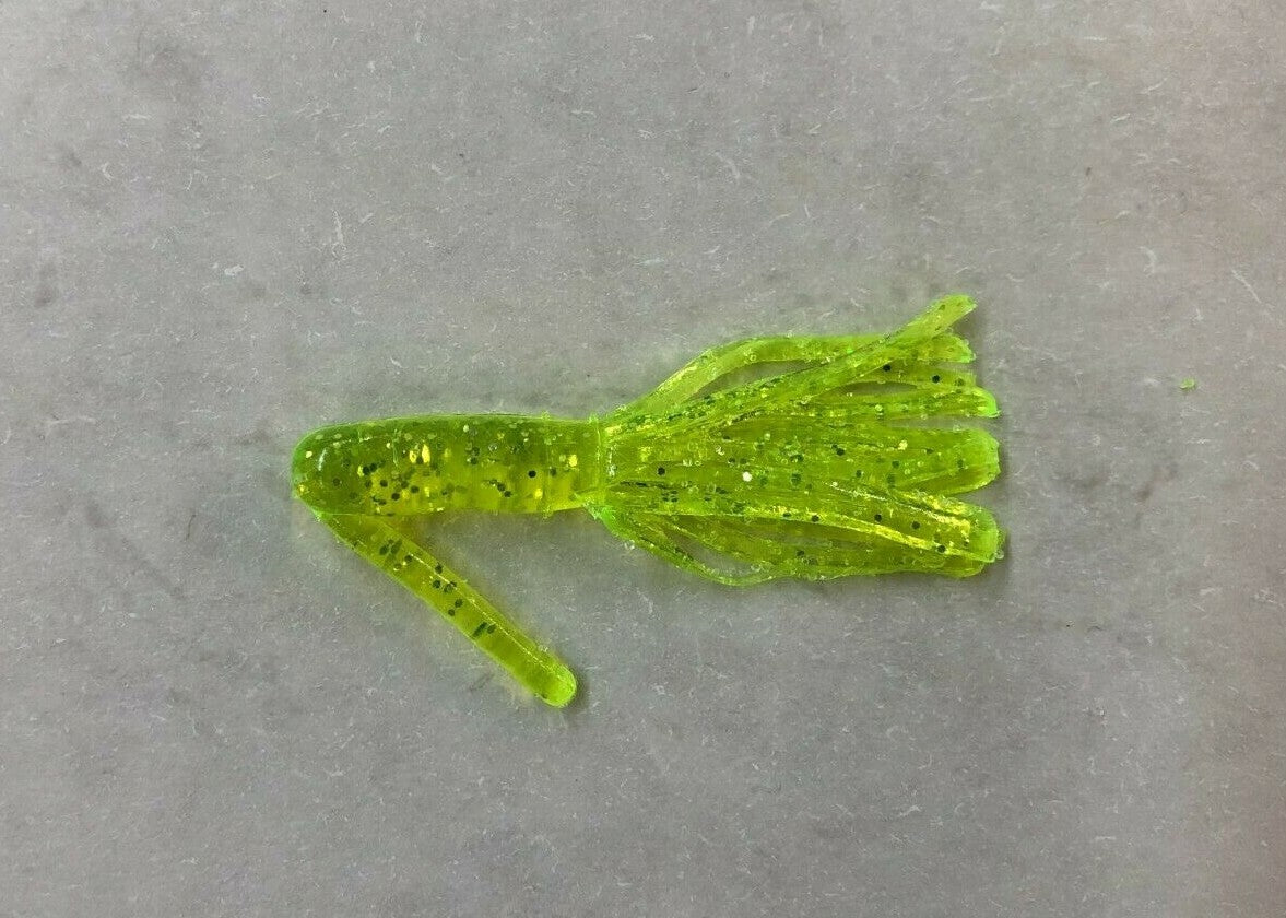 Solid Head Weedless Crappie Tube Jigs Bulk Pack 50 - Multiple Colors, Made in USA