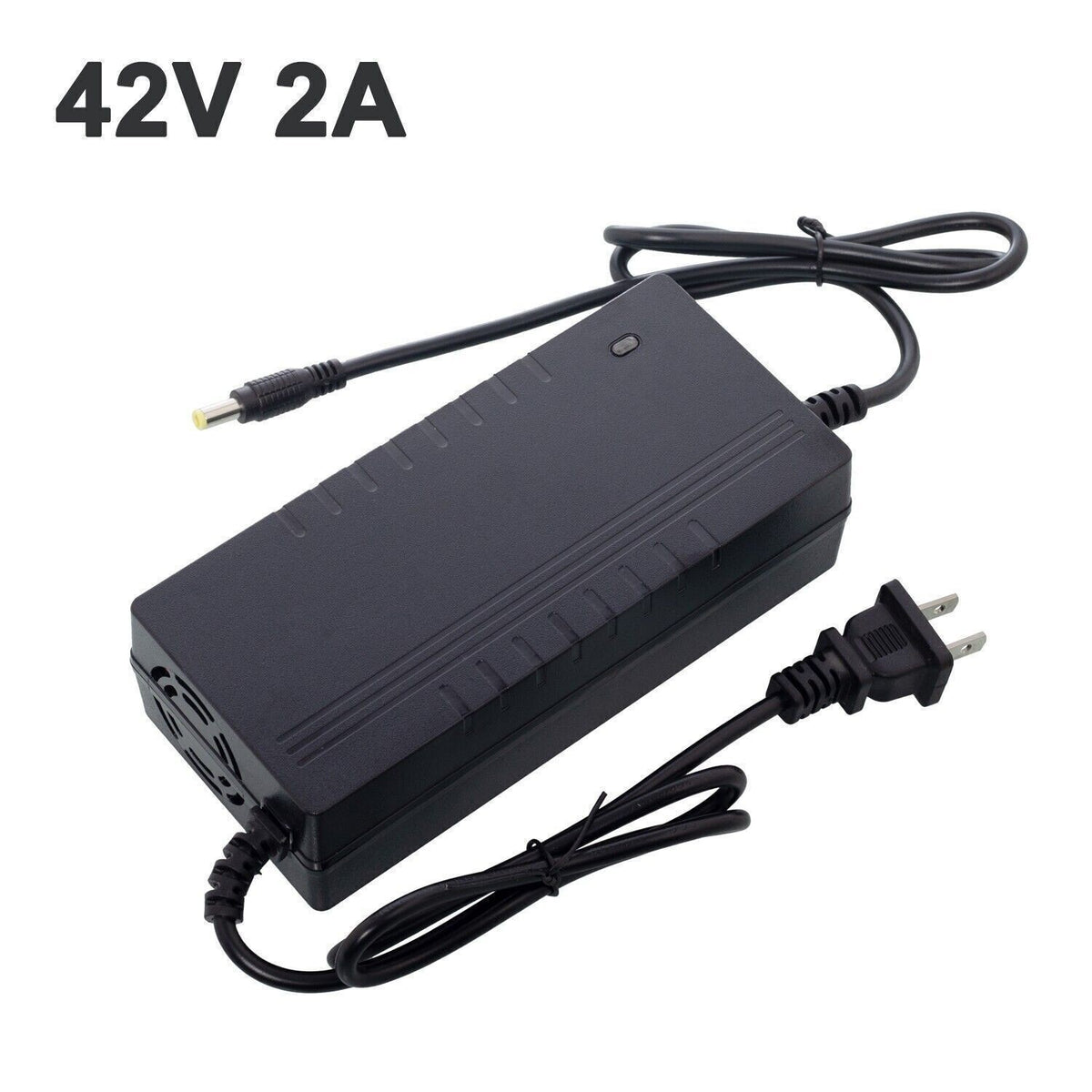 42V 2A Electric Bike Battery Charger UL Certified Fast Charging 5.5x2.1mm Plug