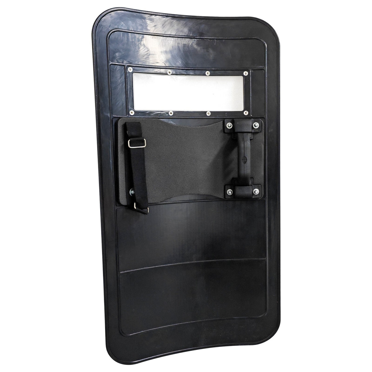 Impact-Resistant Transparent Riot Shield 500x900mm Lightweight Hand-Held PC