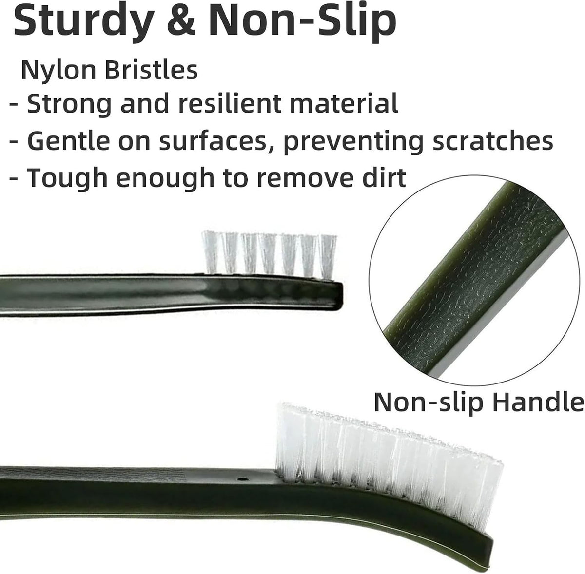 20 Pack Double-Ended Gun Cleaning Brushes 7 Inch Nylon Bristle Tools