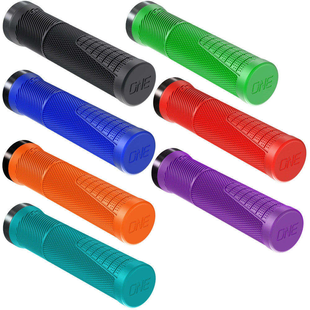 Mountain Bike Handlebar Grips with Tacky Rubber and Ergonomic Design