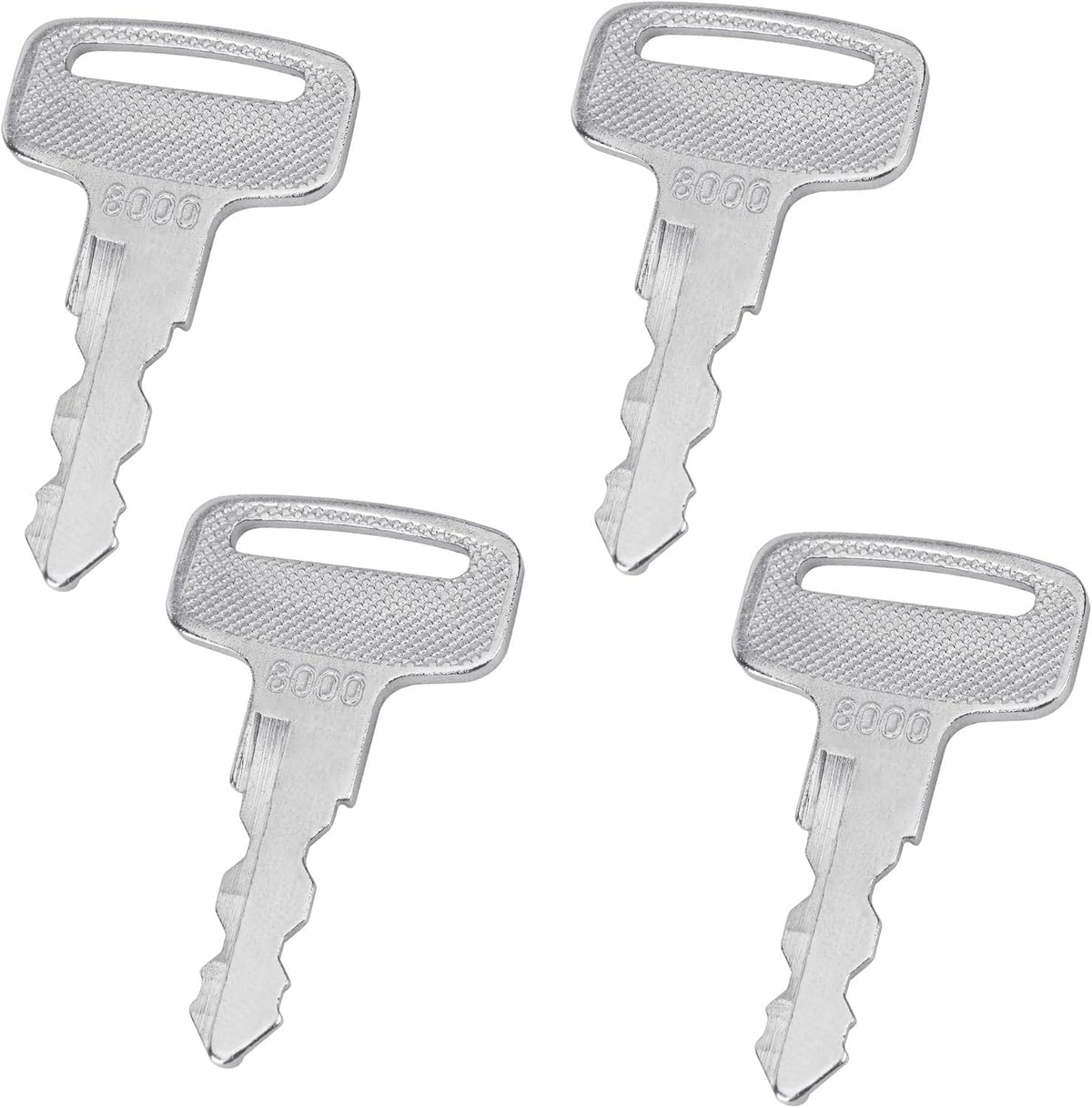 Golf Cart Ignition Key Set for Yamaha G14 G16 G18 G19 G20 G22 G29 Drive - Replacement 4 Pack