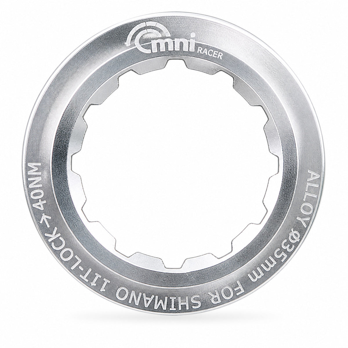 Lightweight Bicycle Cassette Lockring for Shimano & SRAM - Silver, Blue, Gold