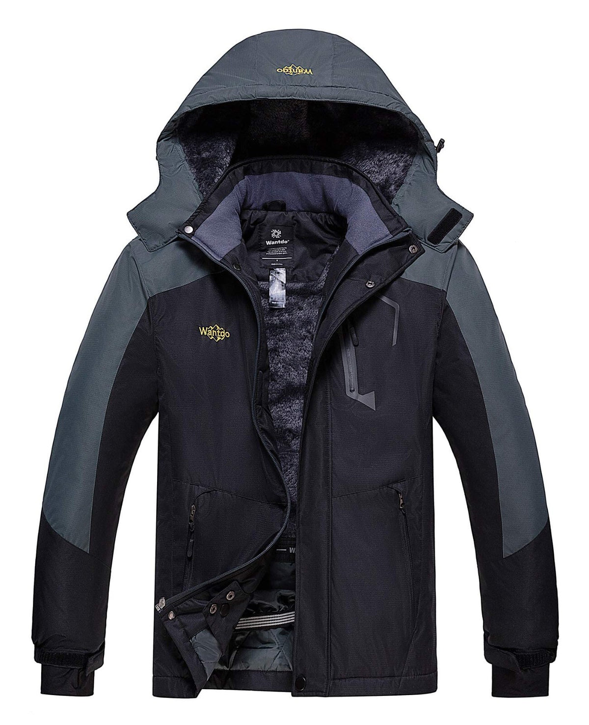 Men's Waterproof Winter Jacket - Warm Ski & Snowboarding Coat with Hood