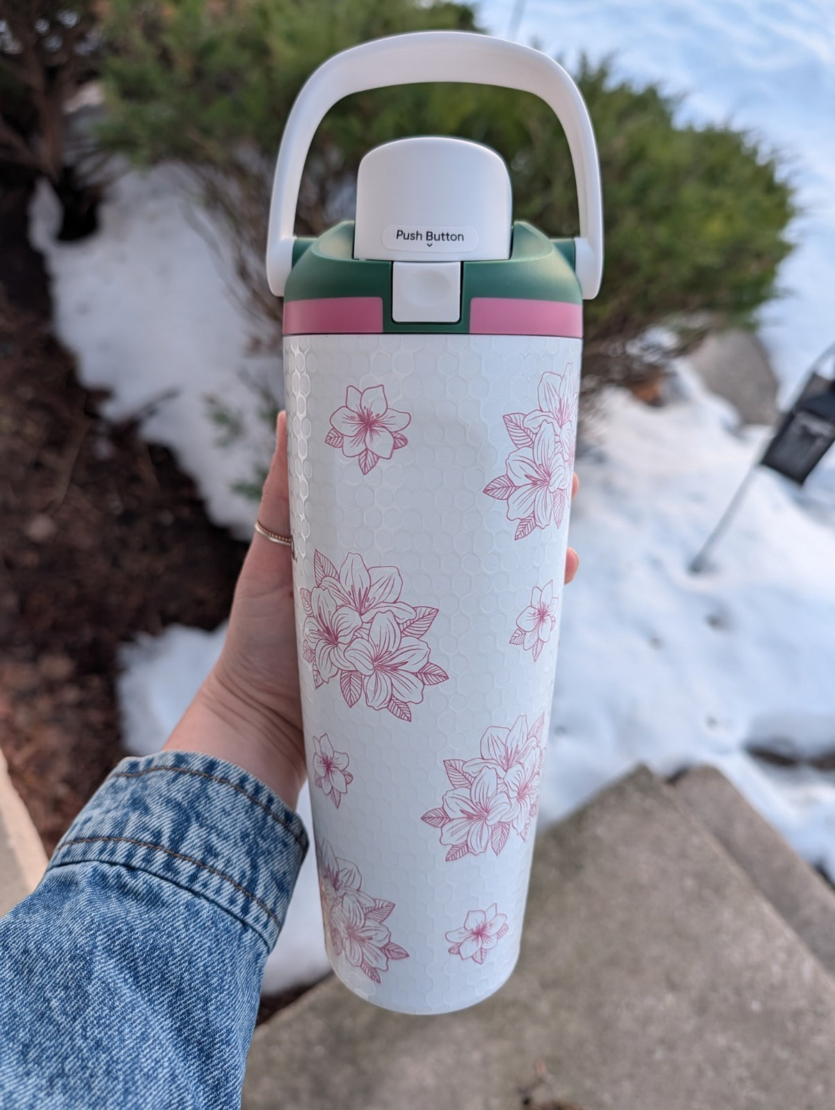 30oz Stainless Steel Insulated Water Bottle with Leak-Proof Lid - Limited Edition