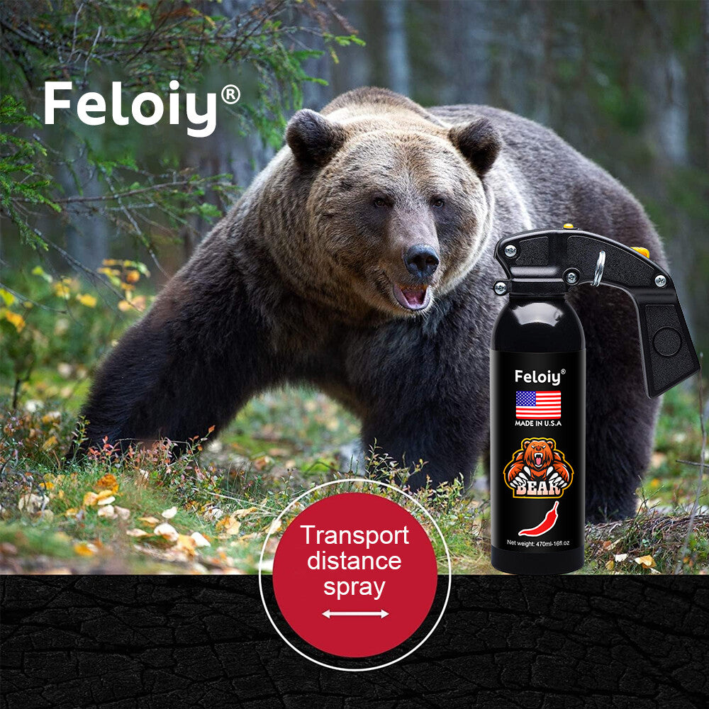 Bear Repellent Spray 16oz with Holster - Effective Wildlife Deterrent