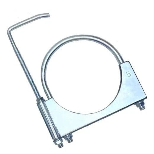 Heavy Duty Exhaust Clamp with Hanger for 5 Inch Exhaust Pipe