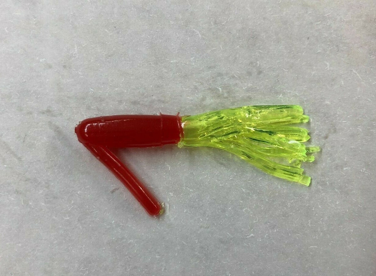 Solid Head Weedless Crappie Tube Jigs Bulk Pack 50 - Multiple Colors, Made in USA