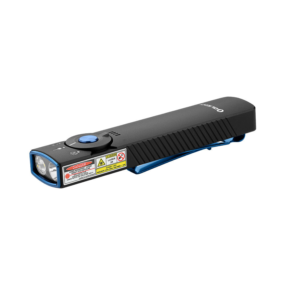 LED Flashlight with UV & Green Laser 1300 Lumens - Portable EDC Light