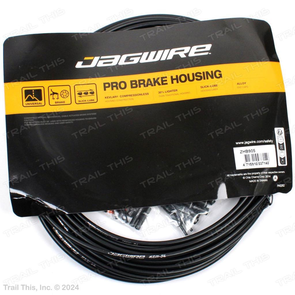 Jagwire 5mm Compressionless Bike Brake Housing 10m Roll Black