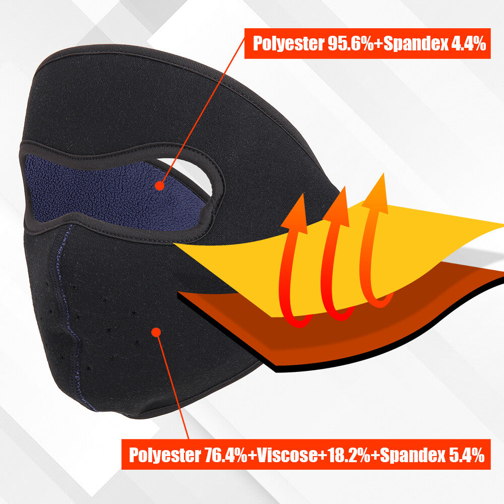 Winter Full Face Mask for Cycling Ski Snowboarding Outdoor Sports Face Cover