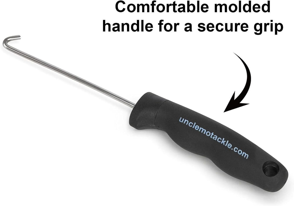 Heavy-Duty Fishing Hook Remover Tool - 10 Inch Tackle Gear for Saltwater & Freshwater