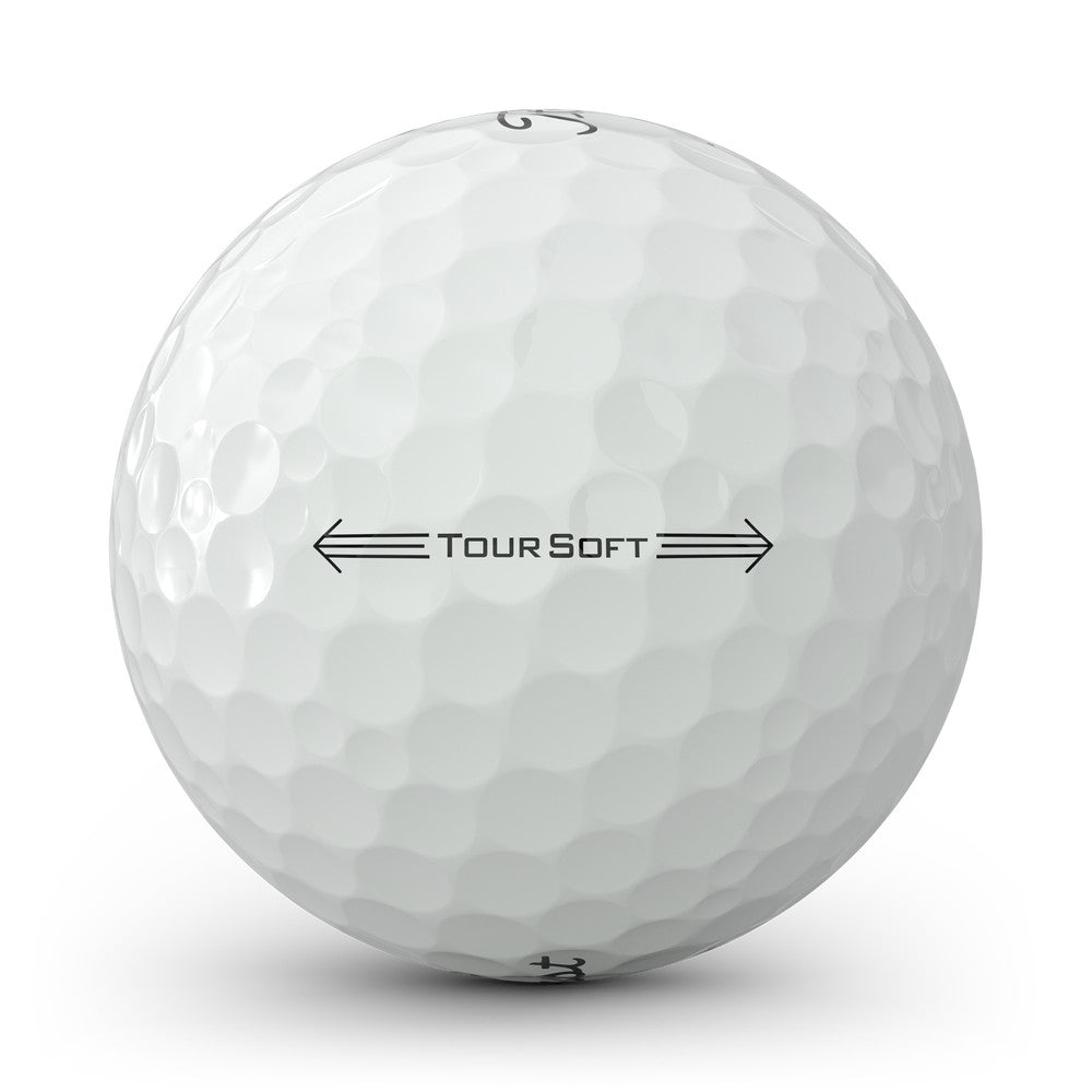 Tour Soft White Golf Balls 12 Pack - Distance, Stopping Power & Soft Feel