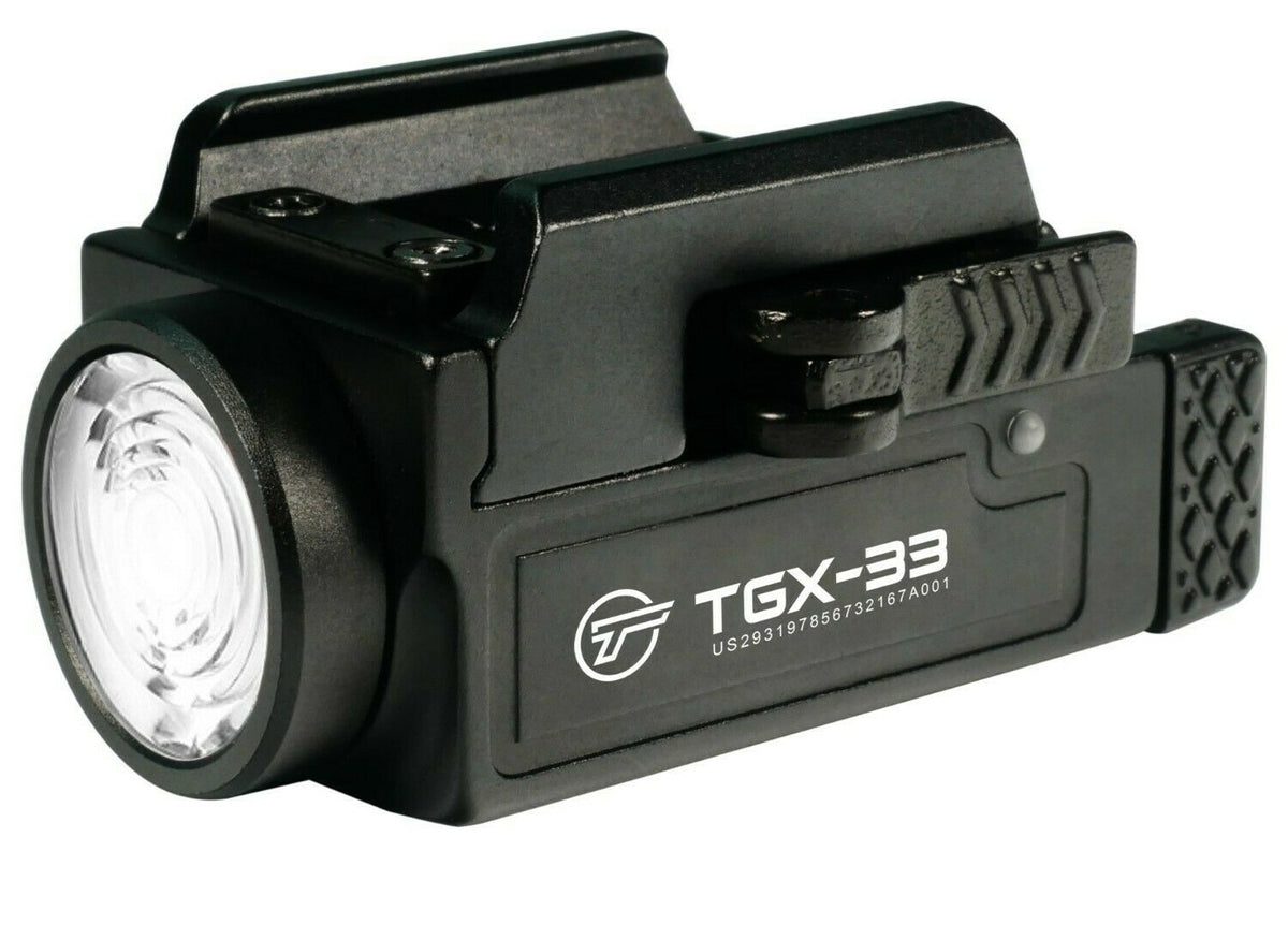 Rechargeable LED Tactical Flashlight for Pistols and Rifles – 800 Lumens, Strobe, Waterproof