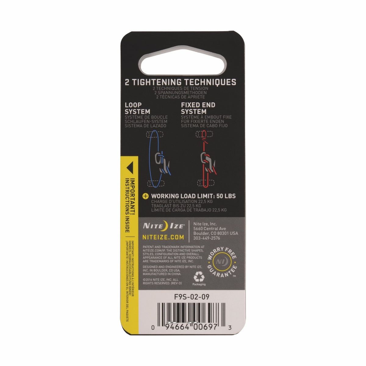 Small Rope Tightener Aluminum 12-Pack for Camping & Tying
