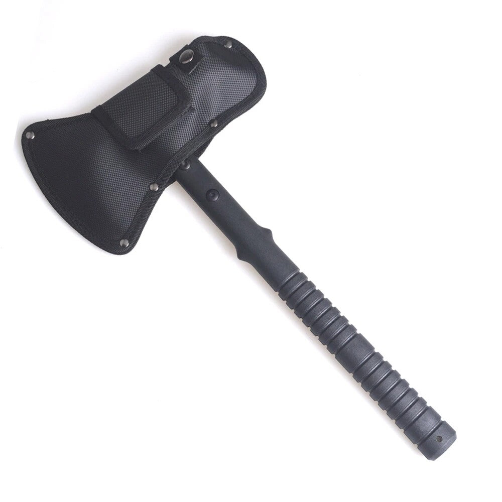 16-Inch Tactical Camping Hatchet with Nylon Fiber Handle and Sheath